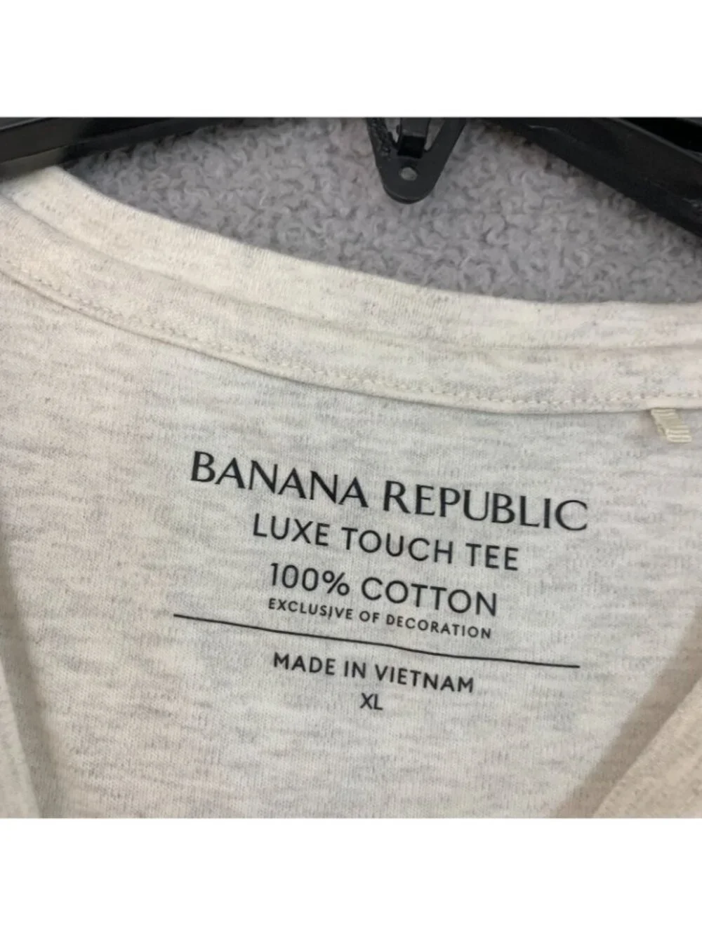 NWOT Banana Republic Men's L Luxe Touch Tee 100% Cotton Crewneck T-Shirt Tan